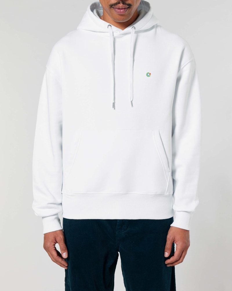 Oversized Hoodie in White | © elvature