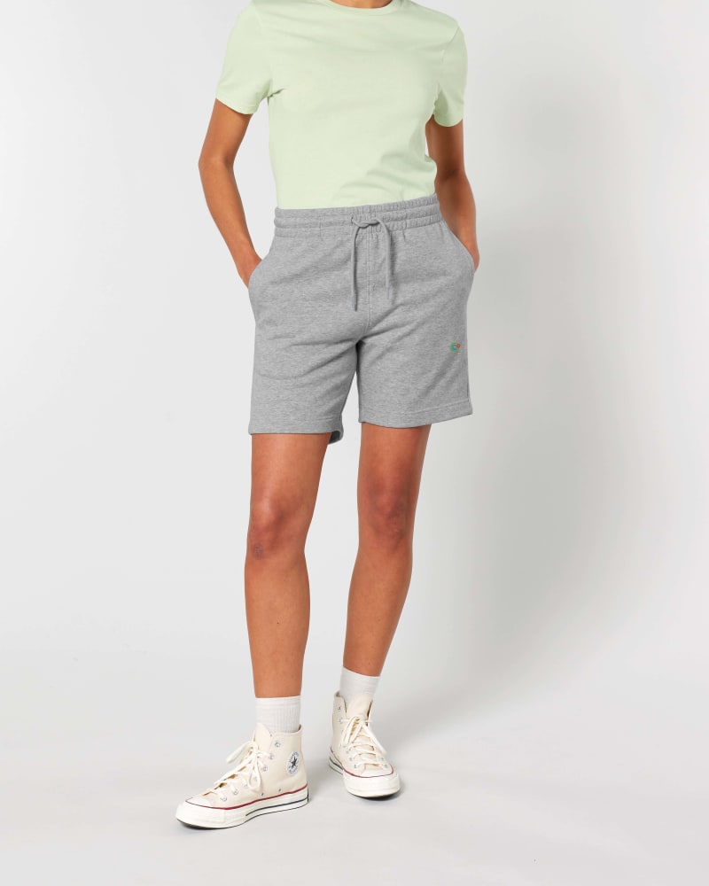 Jogger Shorts in Heather Grey | © elvature