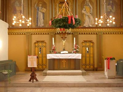 Restaurierung des Altars in der Kirche in Pöhlde | © Lisa Witte & Sohn oHG