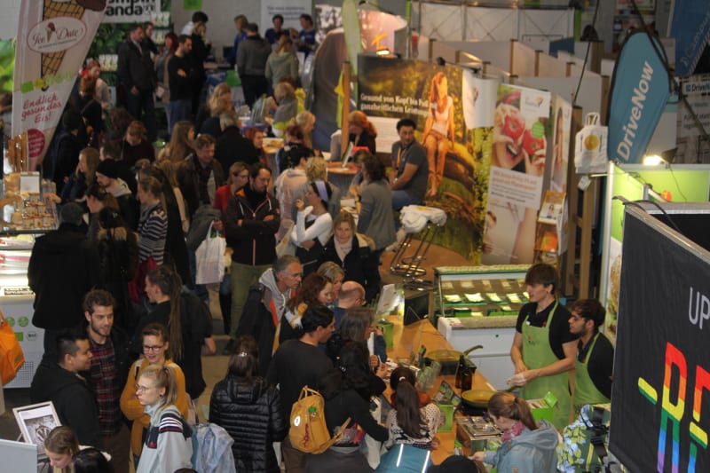 Viele Besucher und Aussteller auf der Veggienale