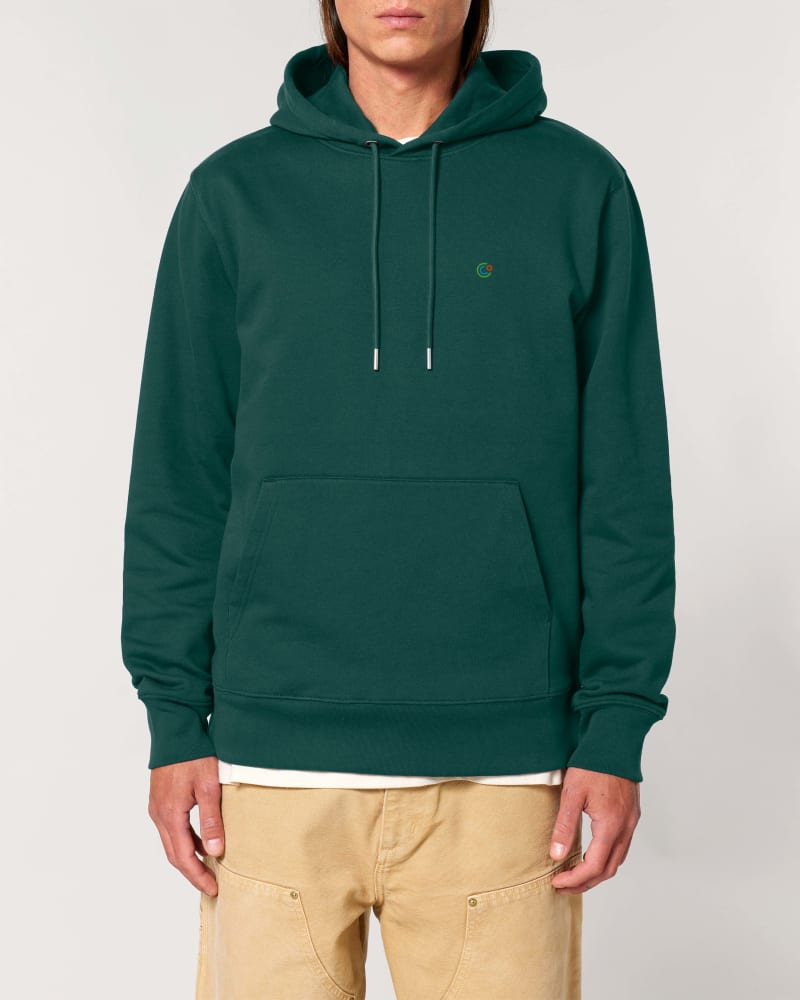 Basic Hoodie in Stargazer Green | © elvature