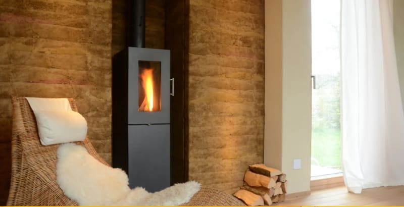 Stampflehm von Claytec (Wand) | © Claytec