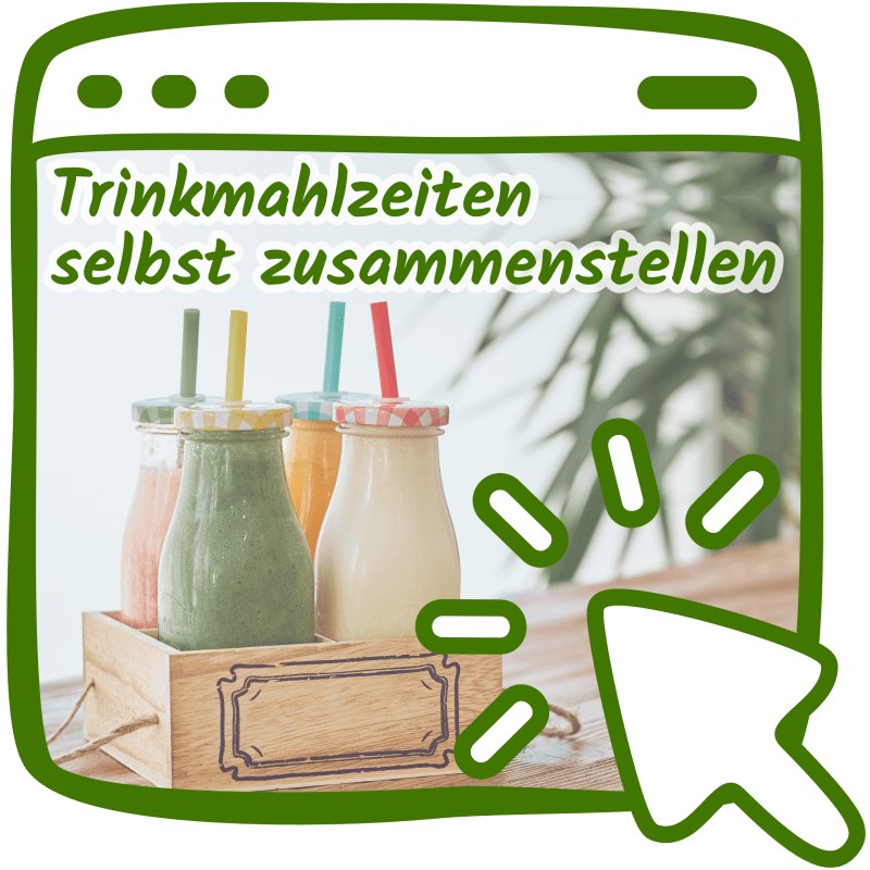 Alle Trinkmahlzeiten lassen sich auch individuell auswählen und nach dem persönlichen Geschmack beliebig zusammenstellen. | © Indivit