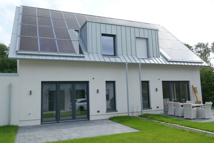 Effizienzhaus mit Photovoltaik: Neubauplanung des Büros Marx | © Natürliche Lebensräume Bauplanungsbüro Marx
