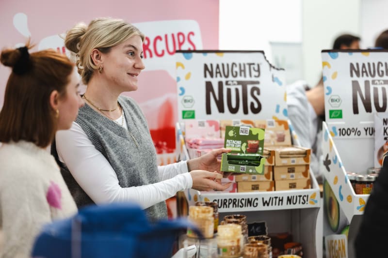 Nuturally Info- und Verkaufsstand auf der Veggieworld