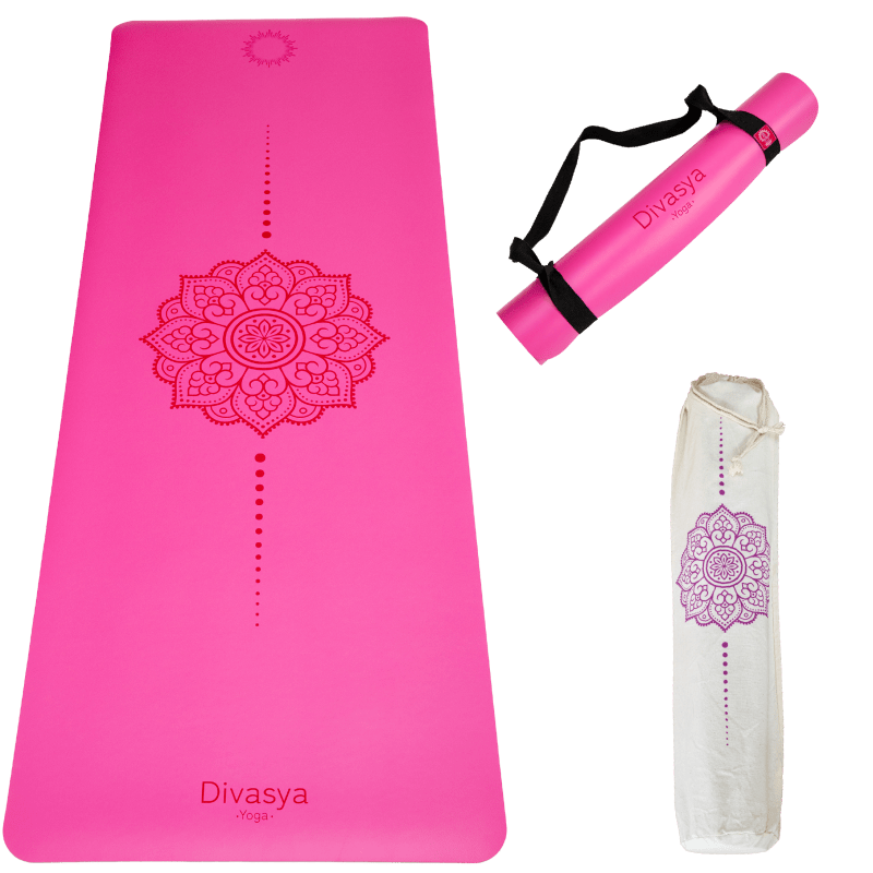 Yogamatten aus Naturkautschuk | © Divasya