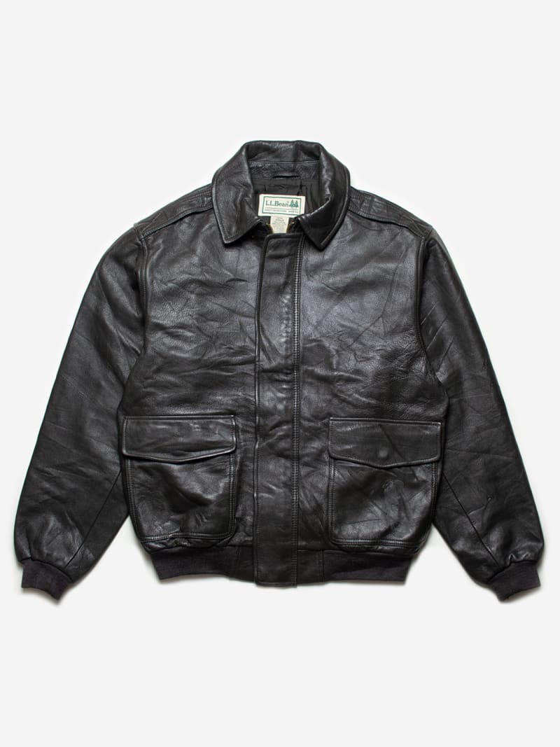 Vintage 90s L.L.Bean Lederjacke | © Thriftees