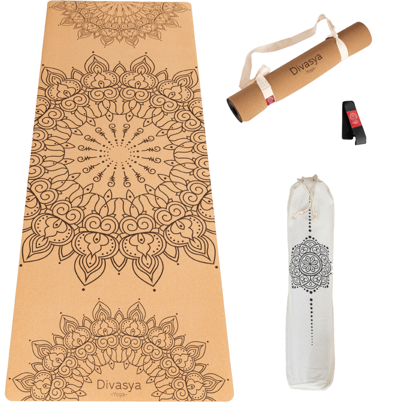 Yogamatten aus Kork Mandala Design | © Divasya