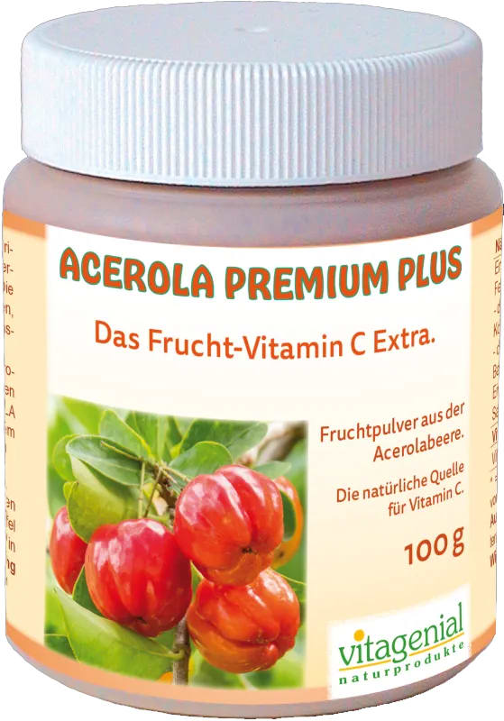 Acerola Premium Plus: Vitamin C aus der Acerolafrucht (vitagenial) | © Biogenial