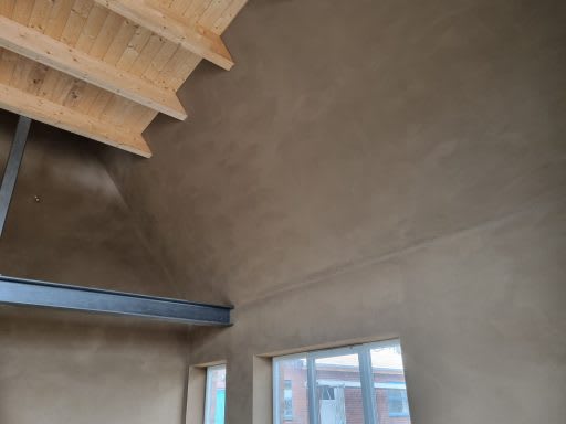 Lehmputz auf Innendämmung | © Bauausführung Vonnekold