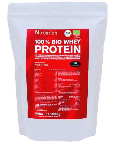 Bio Whey Protein aus CFU-Filtration, ohne Zusatzstoffe, Clean Quality Product  | © by Bergner Sporternährung