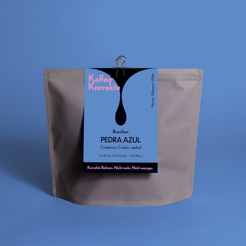 Kaffee Korrekte Brasilien : PEDRA AZUL - Canephora Conilon : Washed - Espresso | © Henning Brode / Kaffee Korrekte