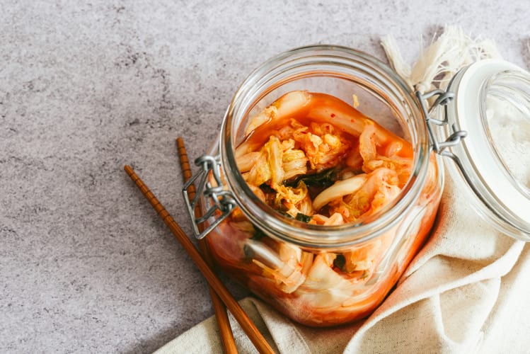 Kimchi im Weckglas null