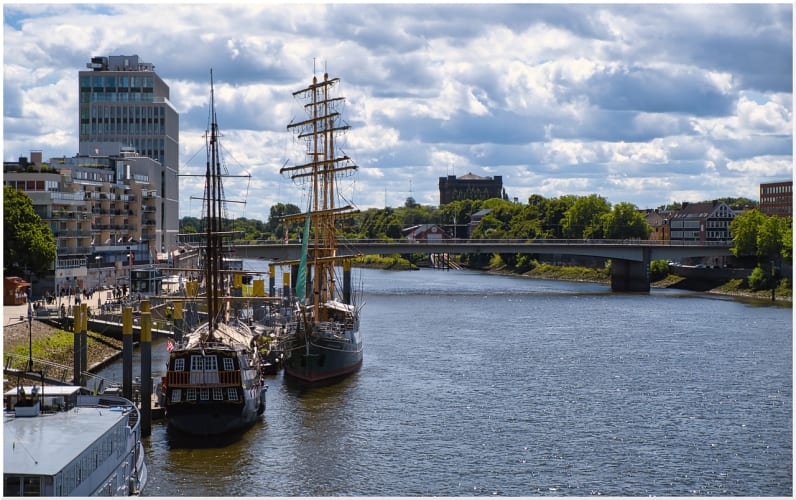 Bremen - Segelschiffe im Hafen WorldInMyEyes auf Pixabay