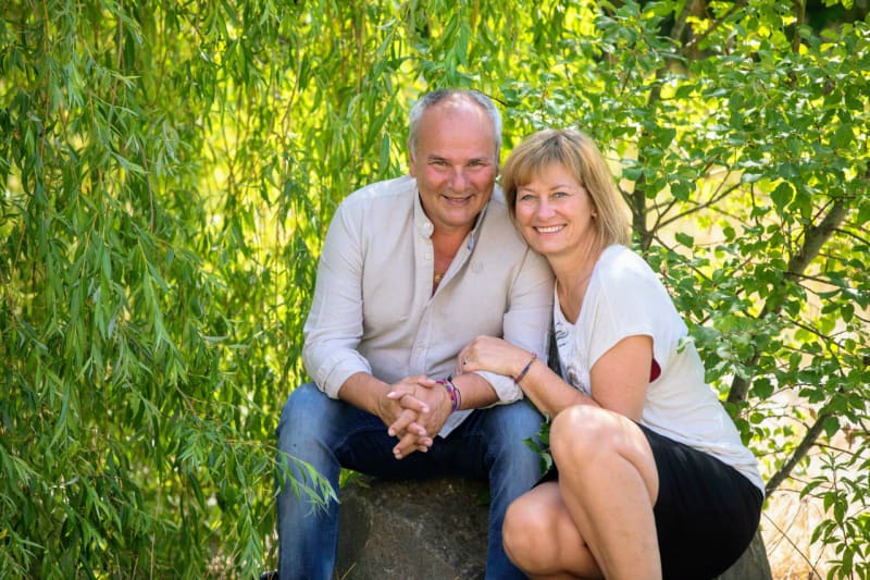 byodo Inhaber Andrea Sonnberger und michael moßbacher im greenya ökopioniert portrait