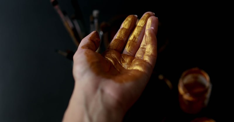 Goldene Hand
