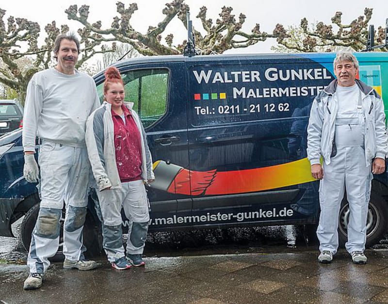 Malerteam der Firma W. Gunkel