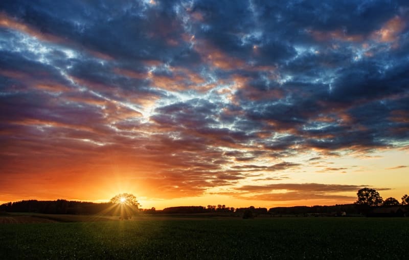 Abendsonne, Sonnenuntergang