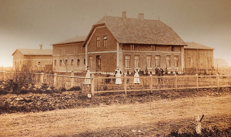 Der Hof Ehlers um 1900