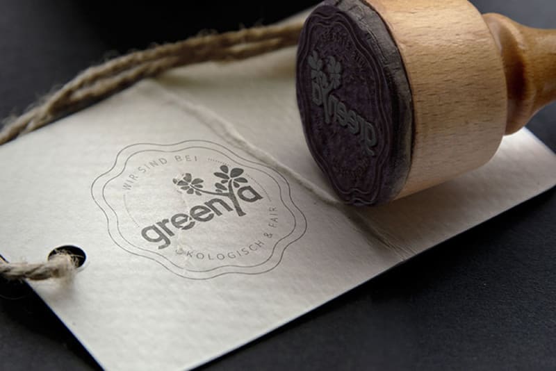 greenya logo stempel