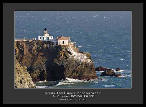 The Point Bonita Lighthouse Point Bonita Lighthouse and Shoreline