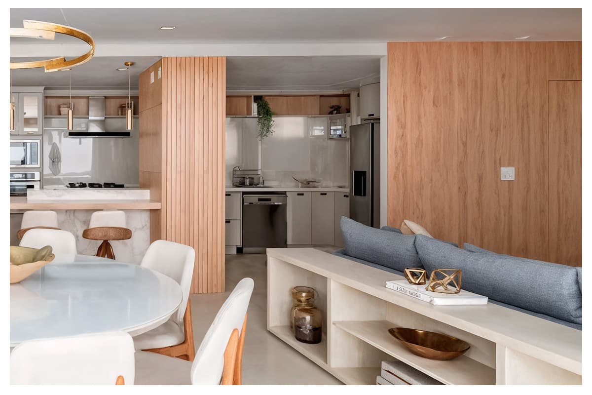 Design Flexível de Cinthia Claro na Reforma de Apartamento