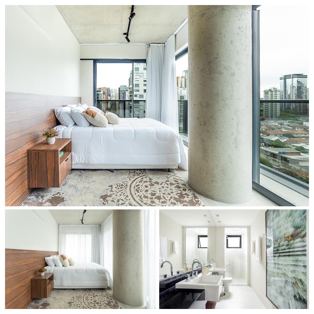 Reforma de apartamento com inspiração brutalista / Fotografia Kelly Queiroz