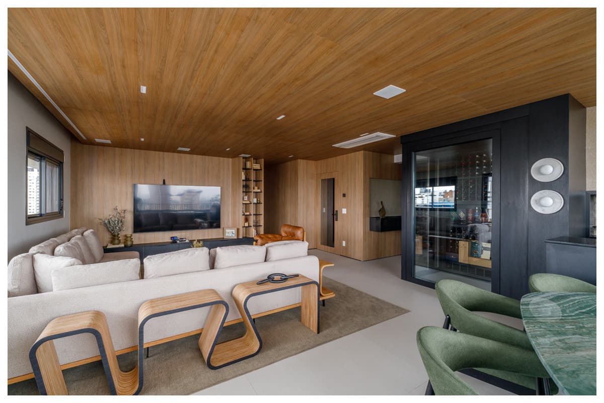 Apartamento contemporâneo de Yannick Athia em São Paulo