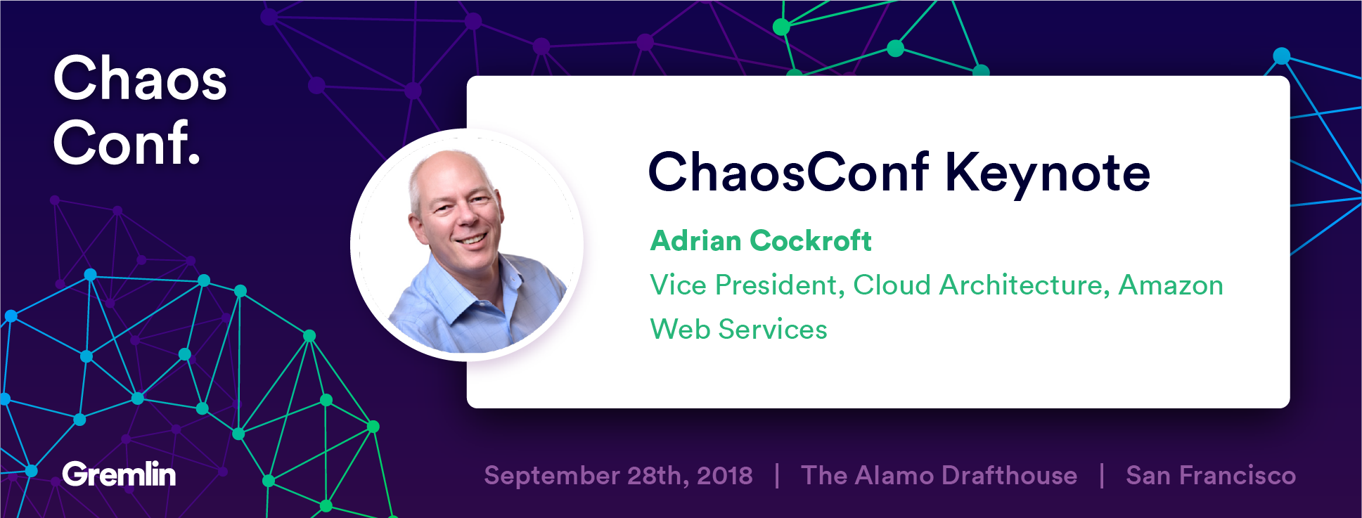 Adrian Cockroft: "Chaos Engineering - What it is, and where it's going" - Chaos Conf 2018