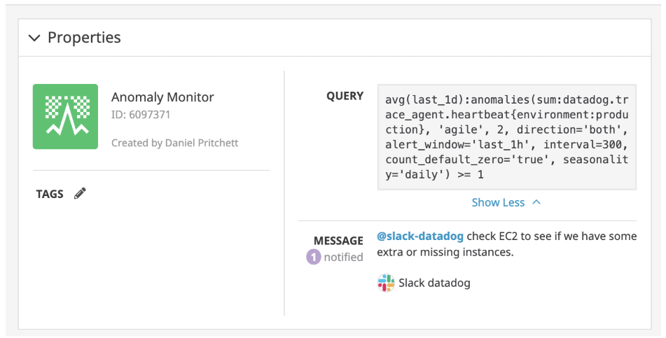 instance count heartbeat