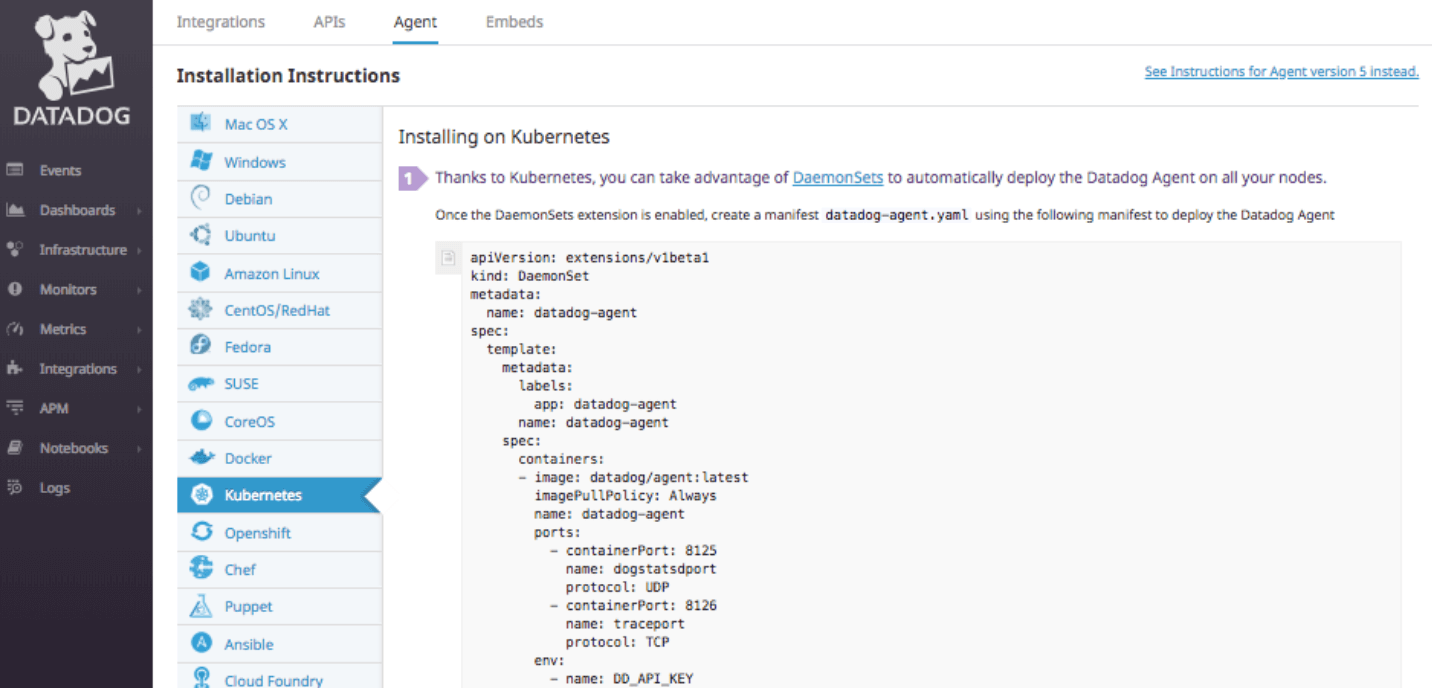 datadog api key