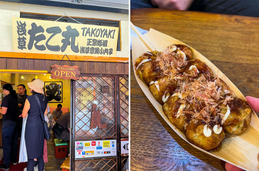 takoyaki japonska potovanje