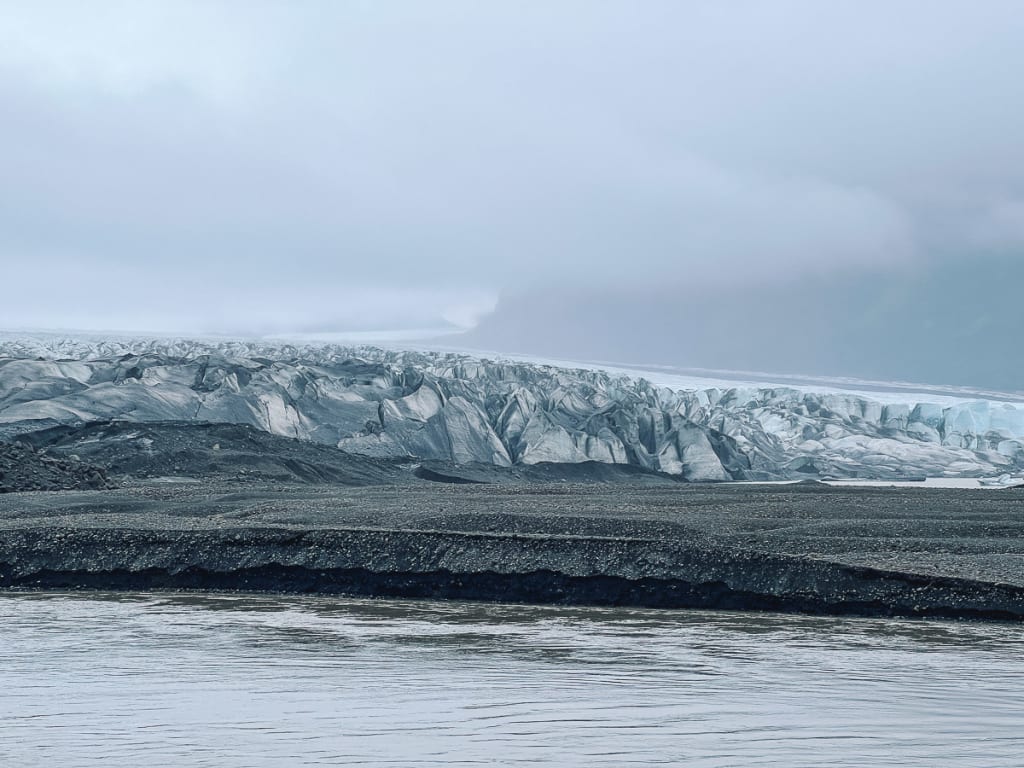 Islandija potopis ledenik Skaftafell