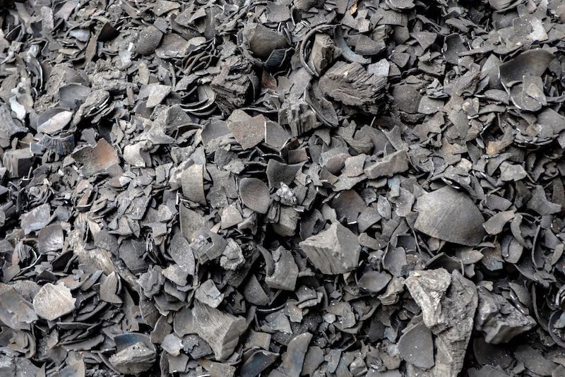 Coal ash texture background