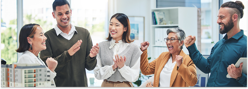 business-staff-and-architecture-with-achievement