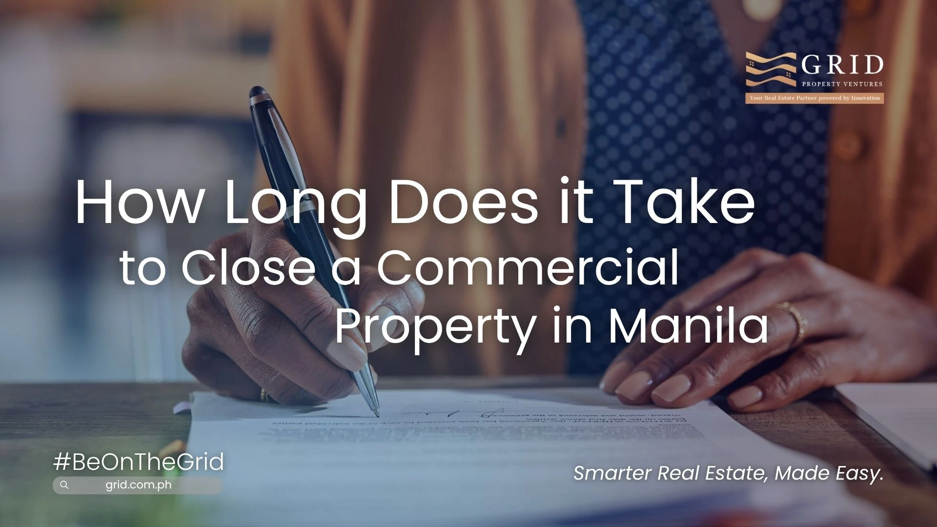 How Long Does it Take to Close a Commercial Property in Manila