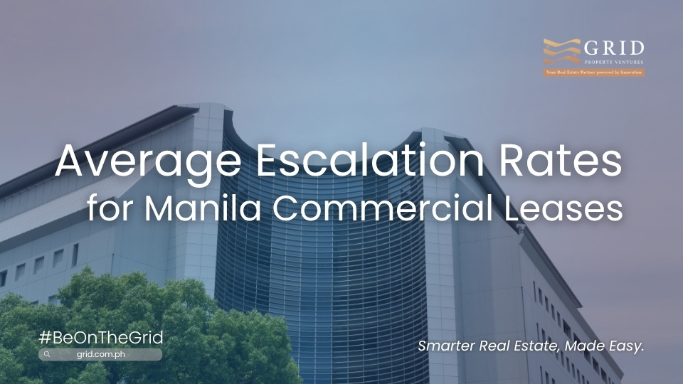 Average Escalation Rates for Manila Commercial Leases