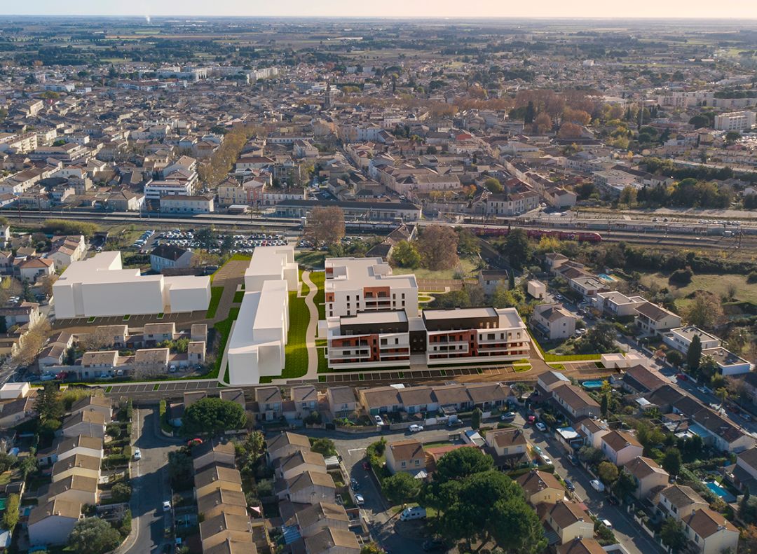 Programme immobilier LA MANUFACTURE - L’OISEAU BLEU à Lunel