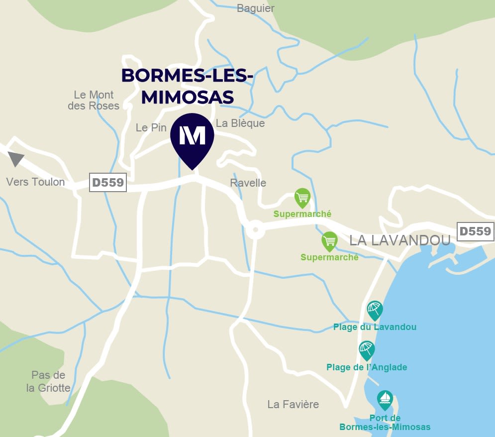 Programme immobilier Le Domaine des Pins à Bormes-les-Mimosas