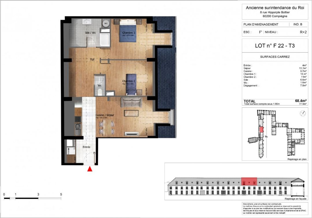 Programme immobilier Ancienne Surintendance du Roi à Compiègne