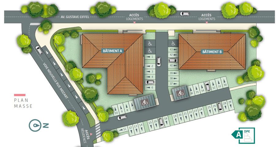 Programme immobilier GFI NEXITY - VIA VIGNA à Saint-Vincent-de-Paul