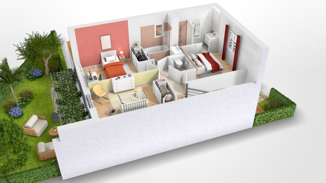 Programme immobilier Rose Garden - SAINTE-MAXIME (83) à Sainte-Maxime