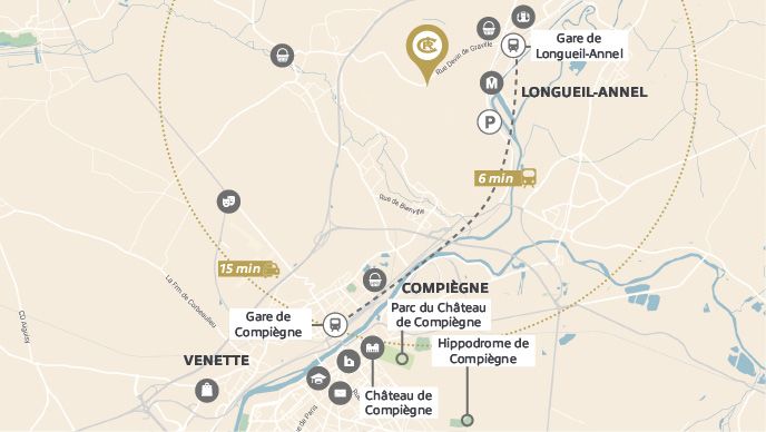 Programme immobilier COMPIÈGNE : Château d'Annel à Longueil-Annel