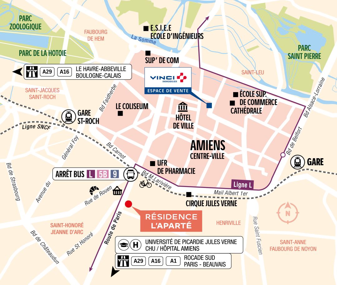 Programme immobilier L'APARTÉ à Amiens