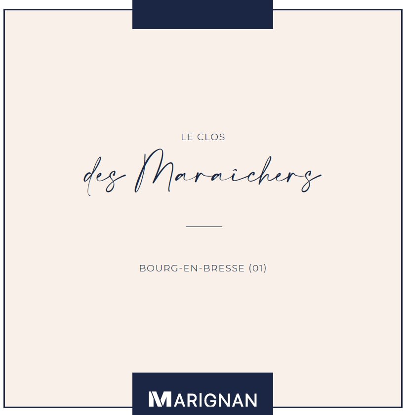 Programme immobilier Le Clos des Maraîchers à Bourg-en-Bresse