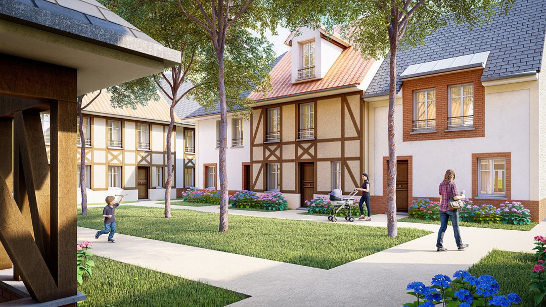 Programme immobilier LES COTTAGES DU CHEMIN VERT à Cabourg