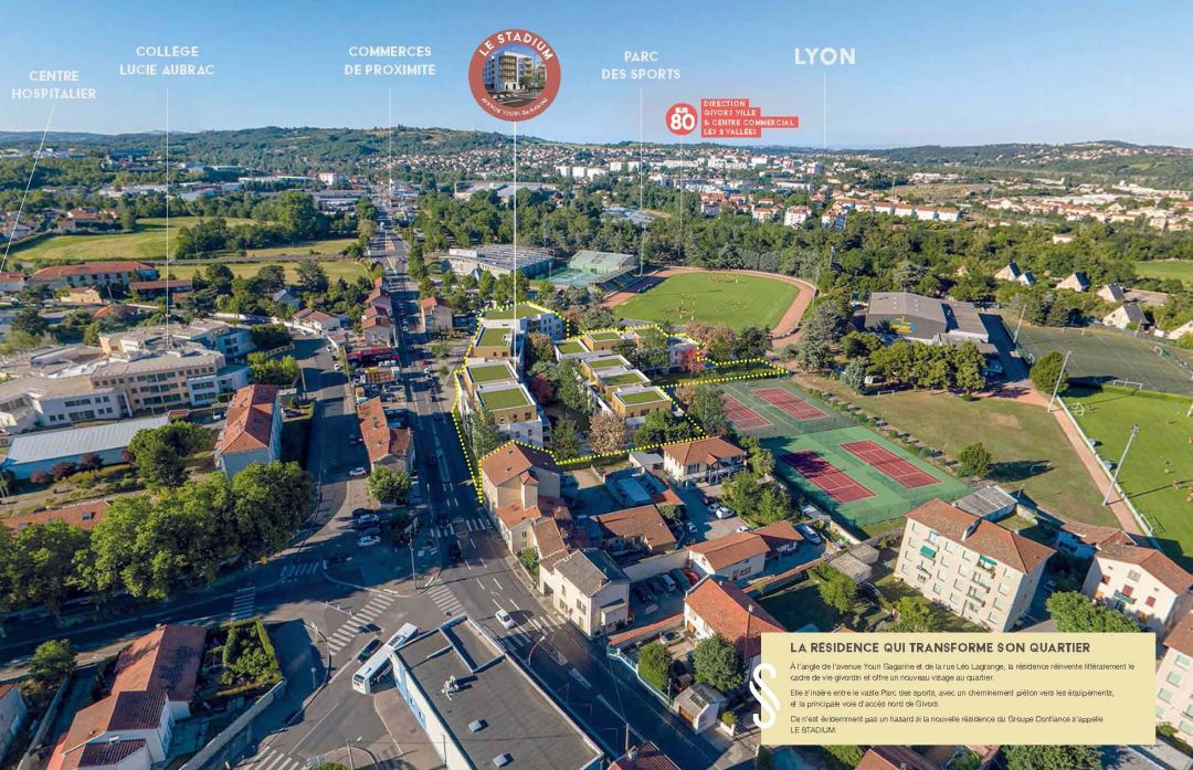Programme immobilier LE STADIUM à Givors