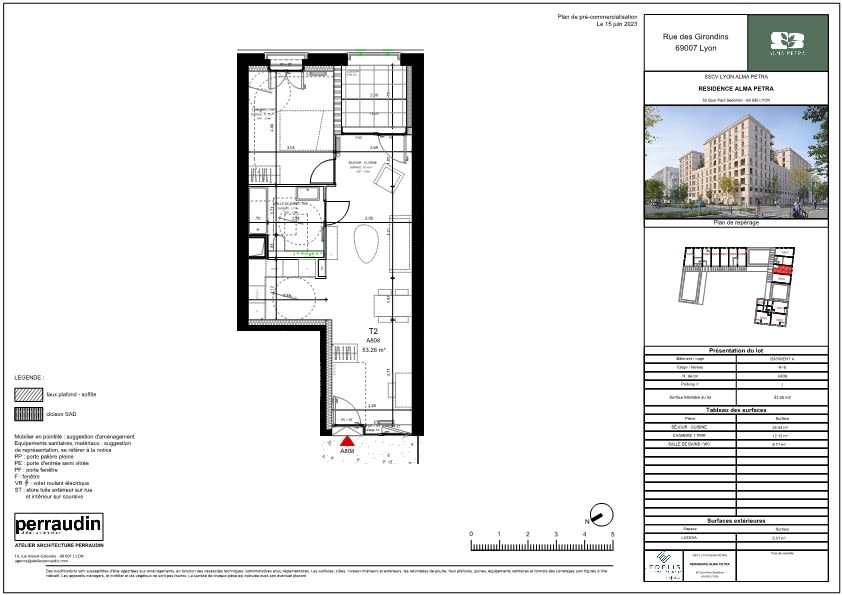 Programme immobilier Alma Petra à Lyon 7e Arrondissement