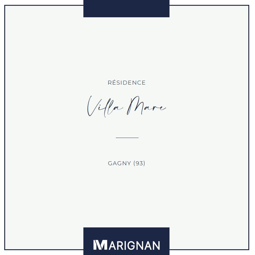 Programme immobilier Villa Mare à Gagny