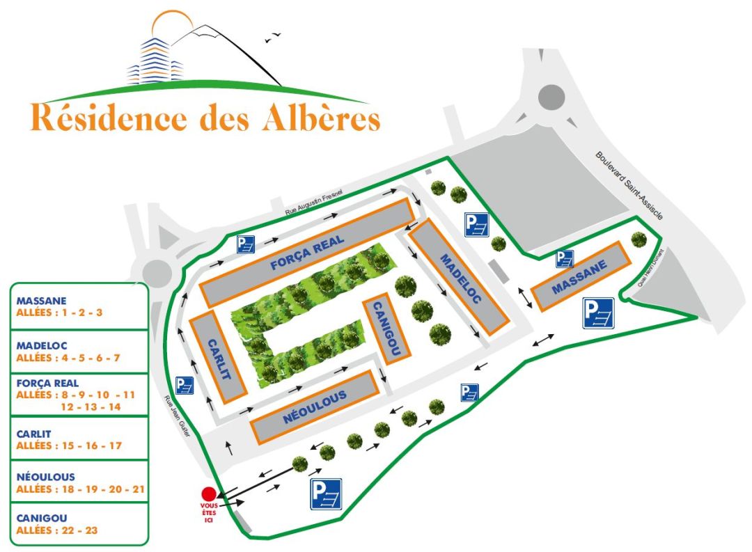 Programme immobilier Les Albères lots loués à Perpignan